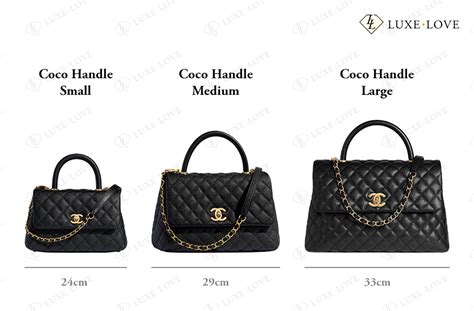 chanel coco top handle bag|chanel coco handle size comparison.